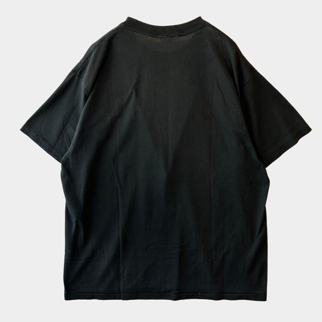 80's miller ミラー ロゴTシャツ ビール企業T アドバタイジング Royal 黒(XL)/A7323T-SO