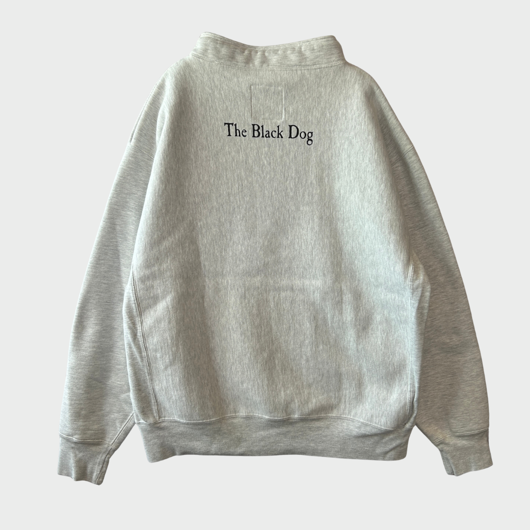 90's THE BLACK DOG スウェット スタンドカラー グレー XL /B1163S-SO