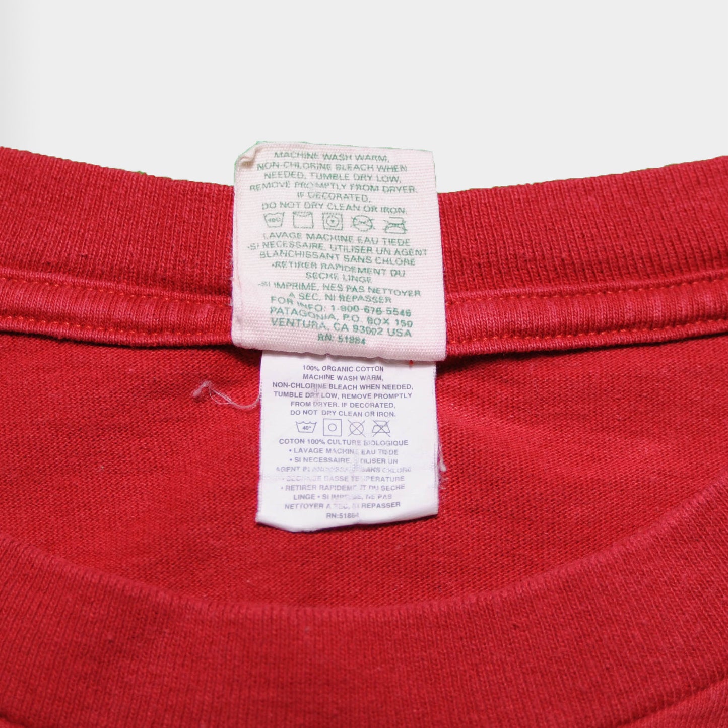 00's Patagonia Organic CottonロゴプリントL/S Tシャツ(XL)/A2379T-S
