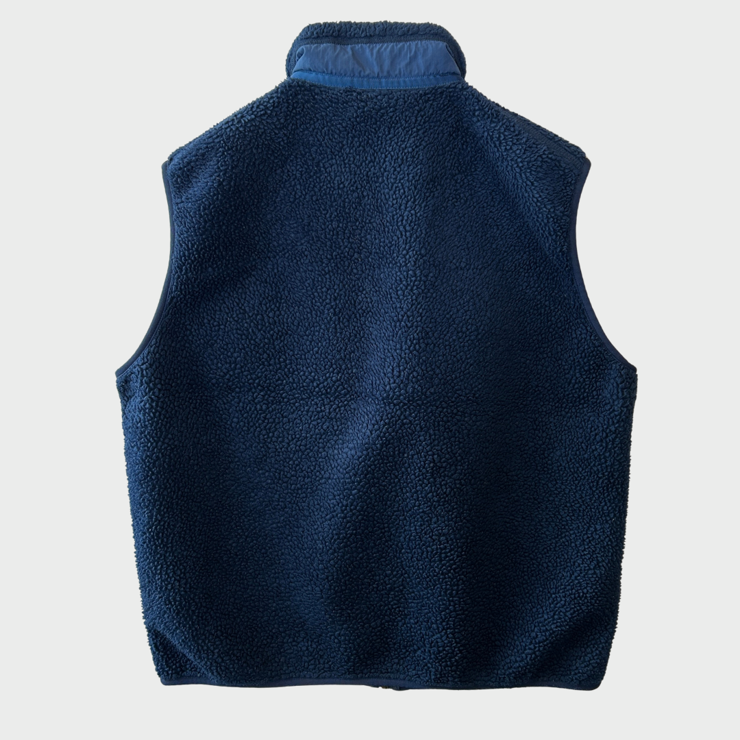 90's Patagonia retro x vest パタゴニア レトロ X ベスト フリース ネイビー (L)/A1516V-SO