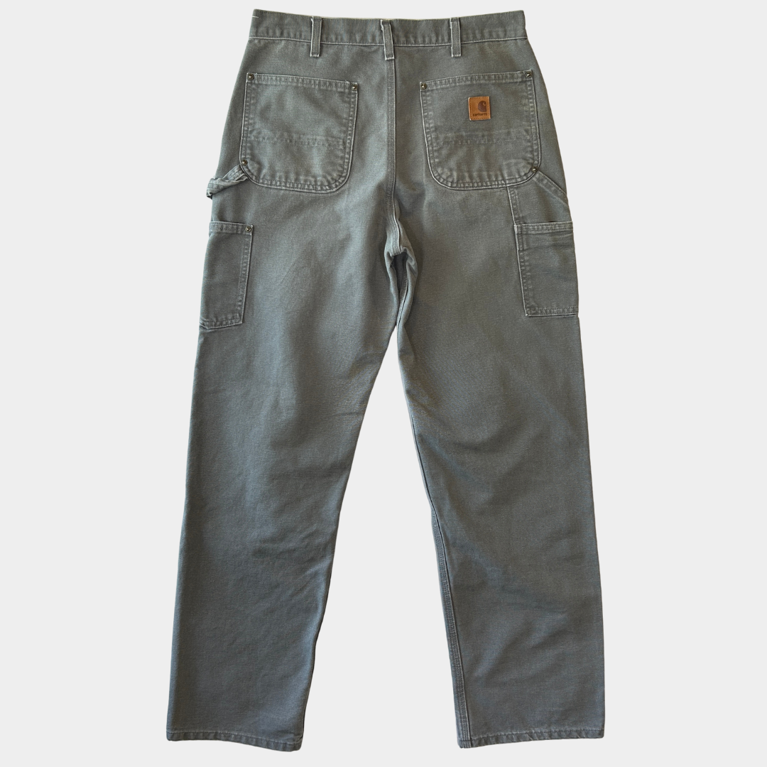 00's Carhartt ダブルニー ワークパンツ B136GVL (32×34)/A7350P-SO