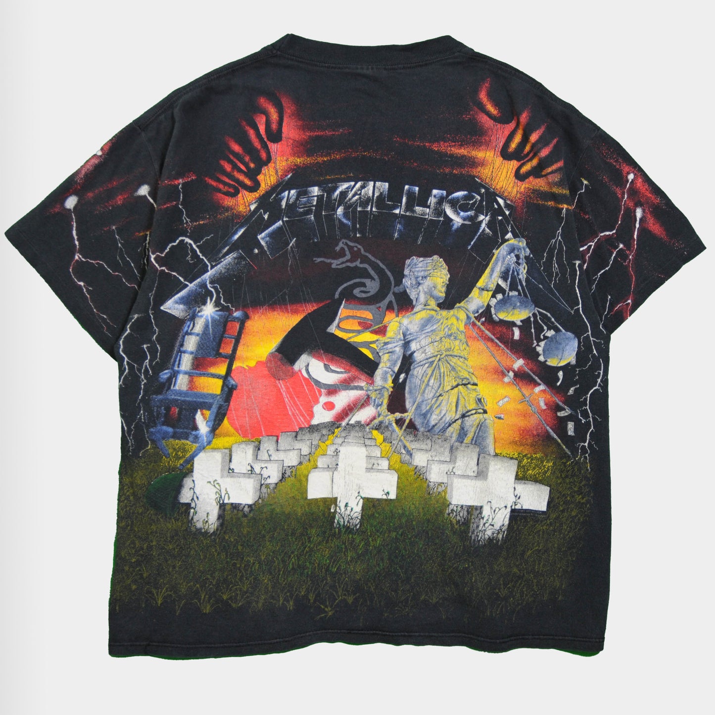 90's METALLICA All-Over プリントTシャツ/A3320T-S