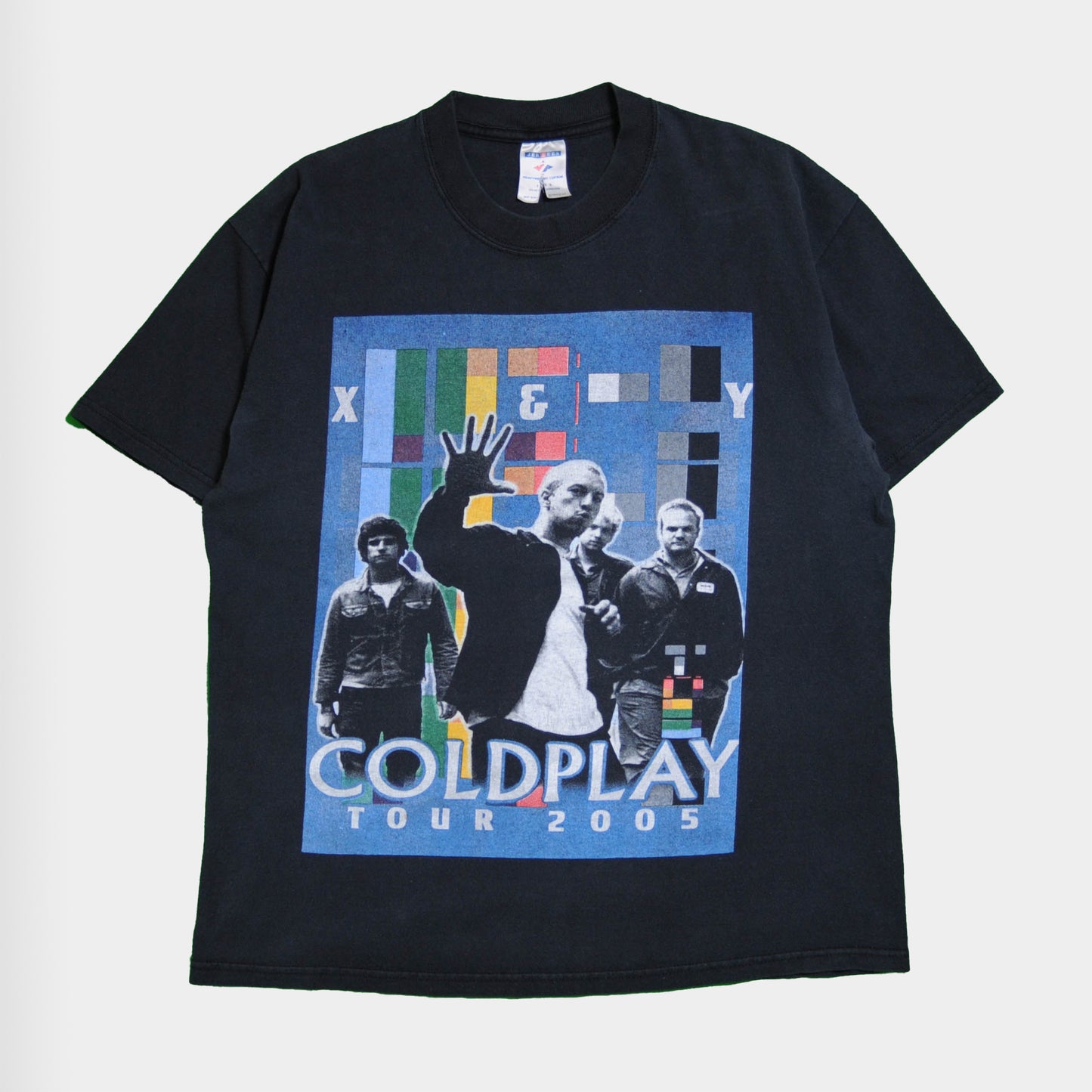 COLD PLAY 2005tour Tシャツ 黒(L)/A3588T-S