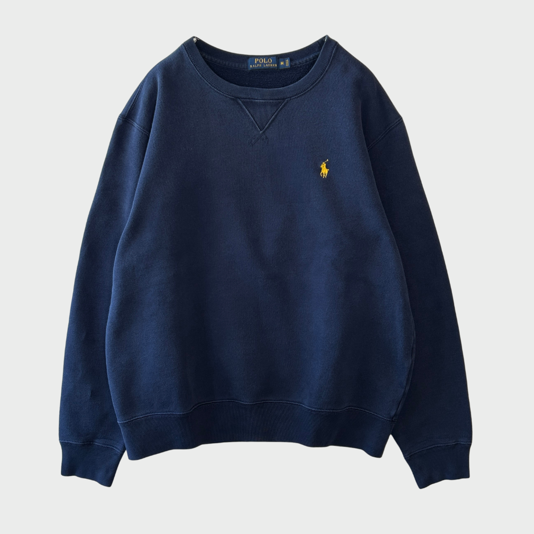 00's POLO RALPH LAUREN ポニー刺繍 スウェット ネイビー M