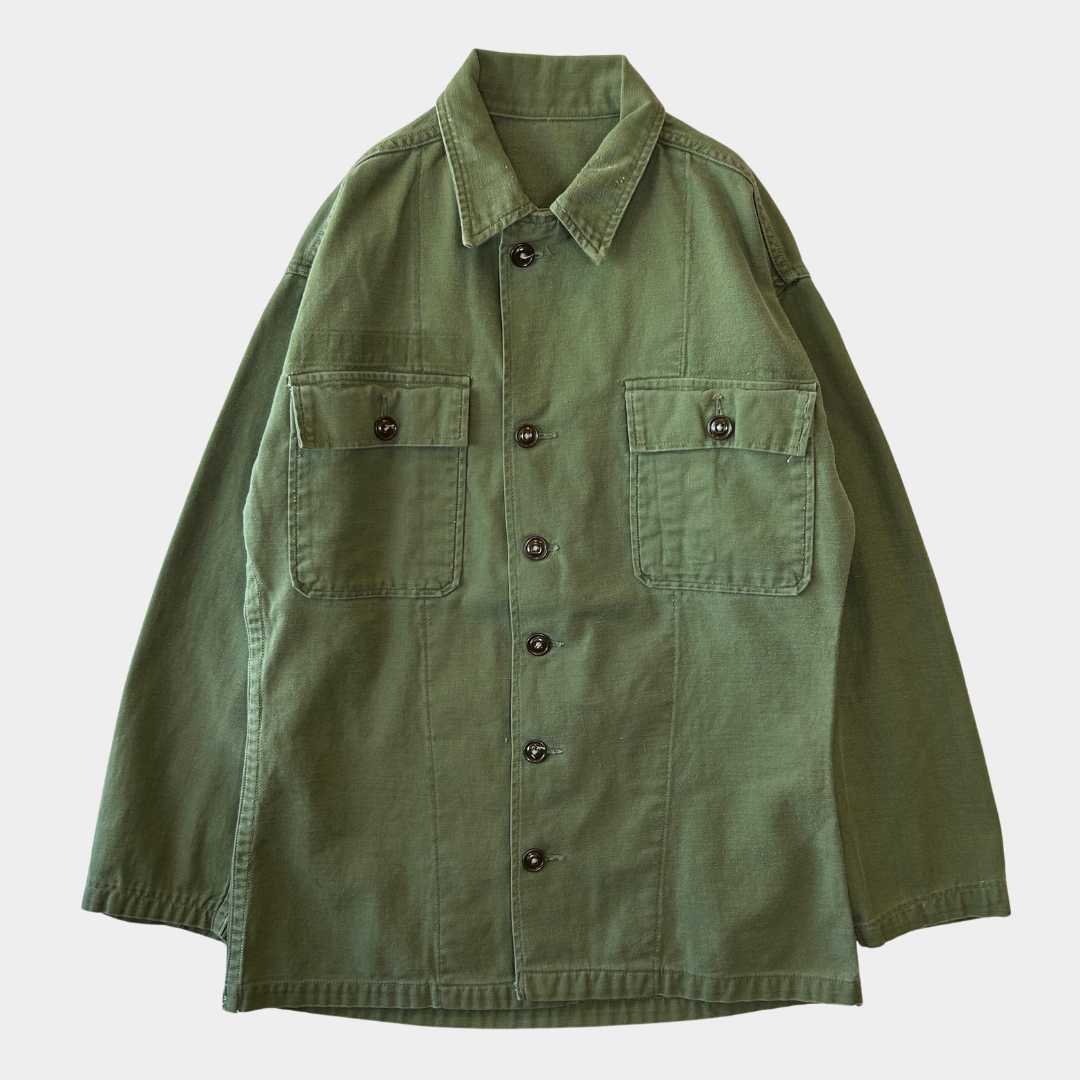 50s US ARMY オリジナル 50s 米軍 U.S.ARMY コットン チノパン カーキ w31 - Sixpacjoe