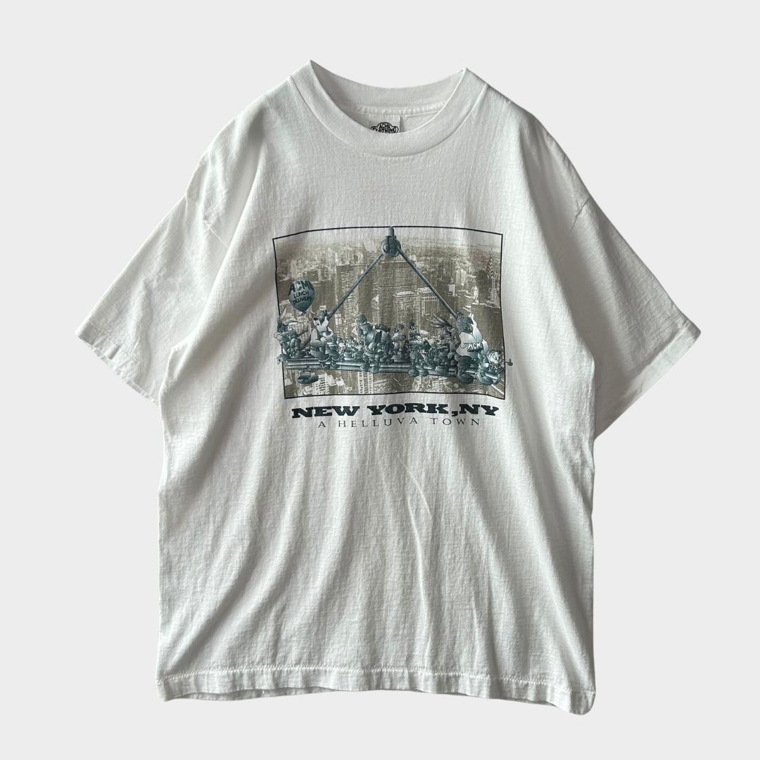 90's ACME CLOTHING CO. ルーニーテューンズ プリントT 白 (XL)/B2152T-SO