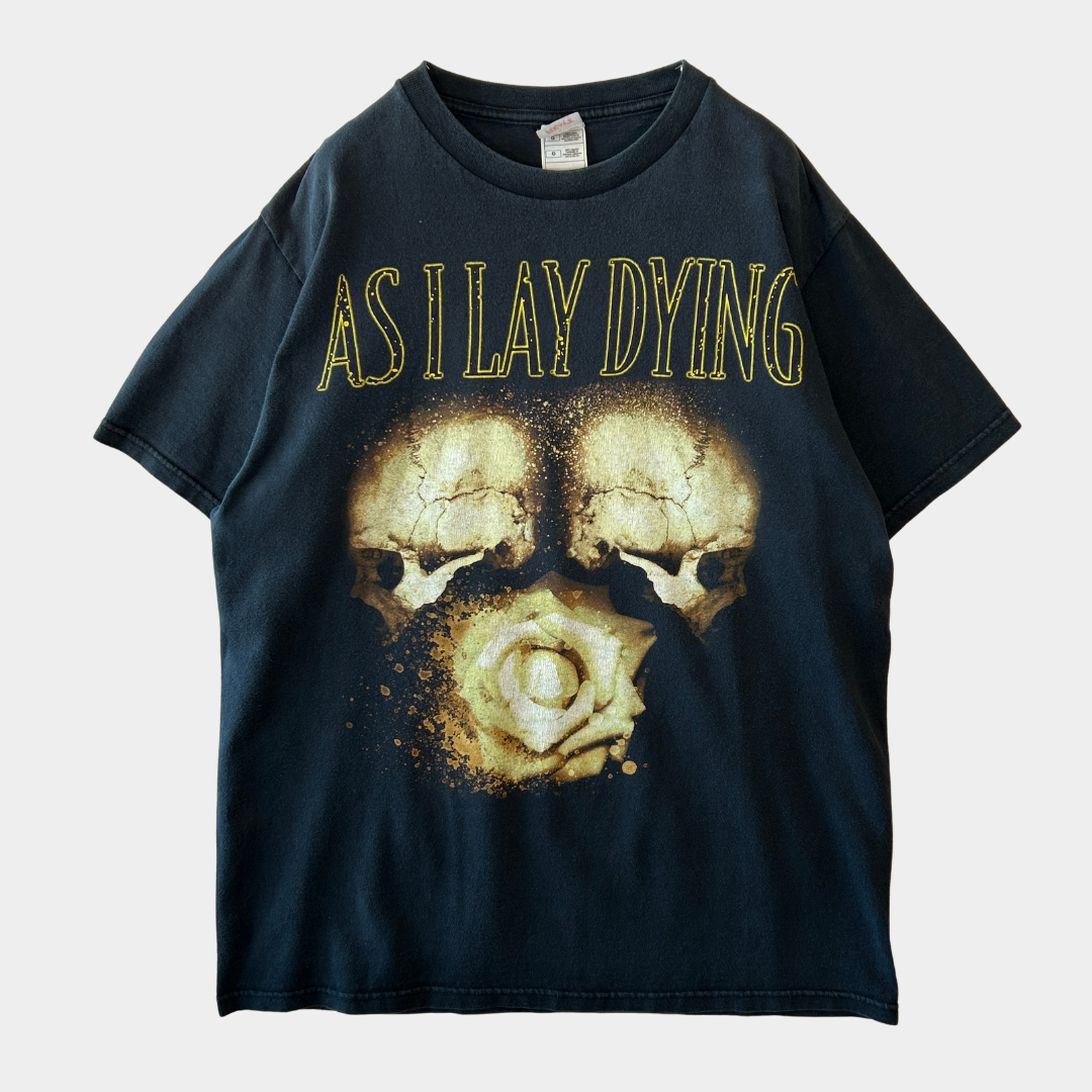 00's AS I LAY DYING アズ・アイ・レイ・ダイング アルバムジャケット バンドTシャツ 黒(L)/A7614T-SO