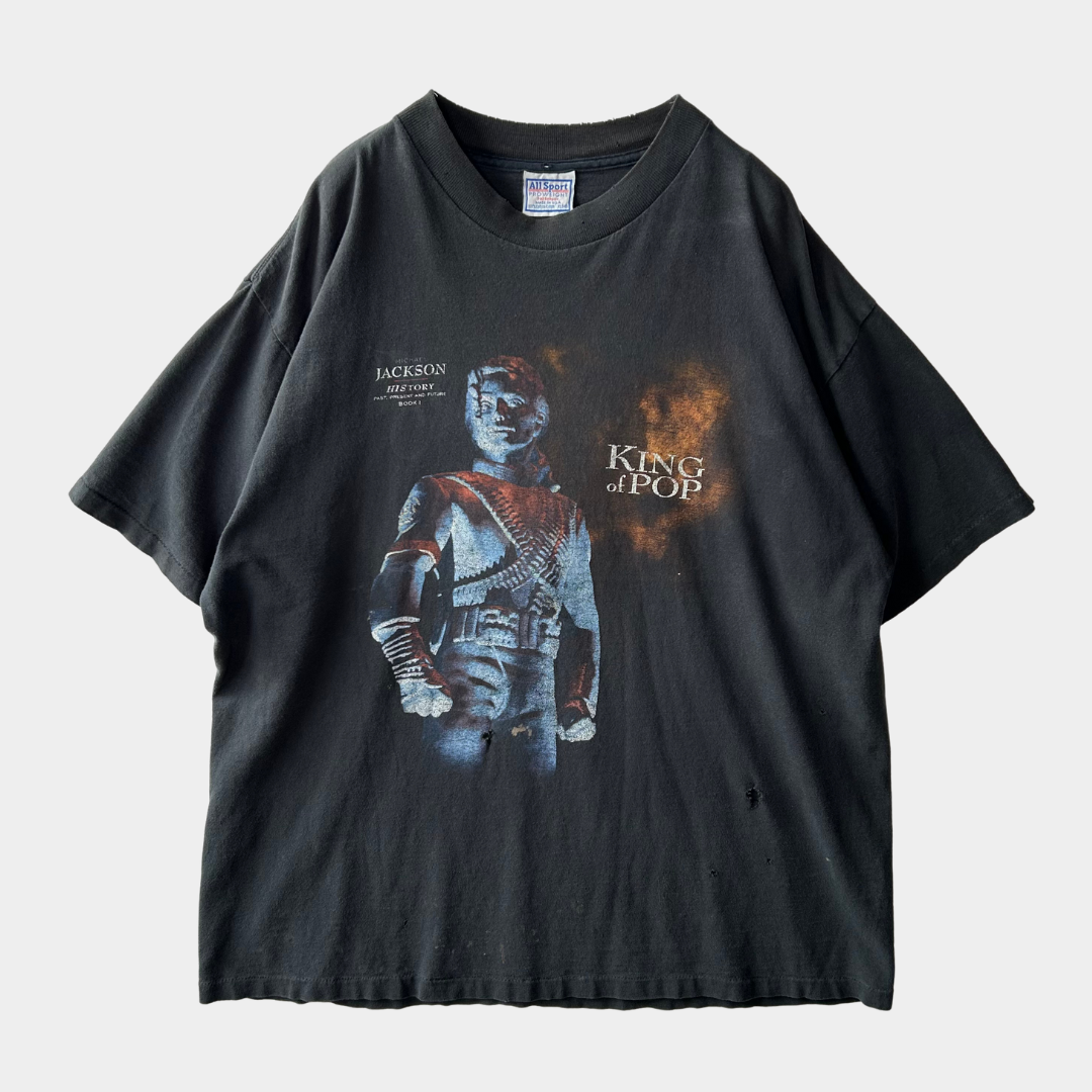 90's Michael Jackson "HISTORY PAST,PRESENT AND FUTURE BOOK1"Tシャツ 黒(XL)/A6677T-SO