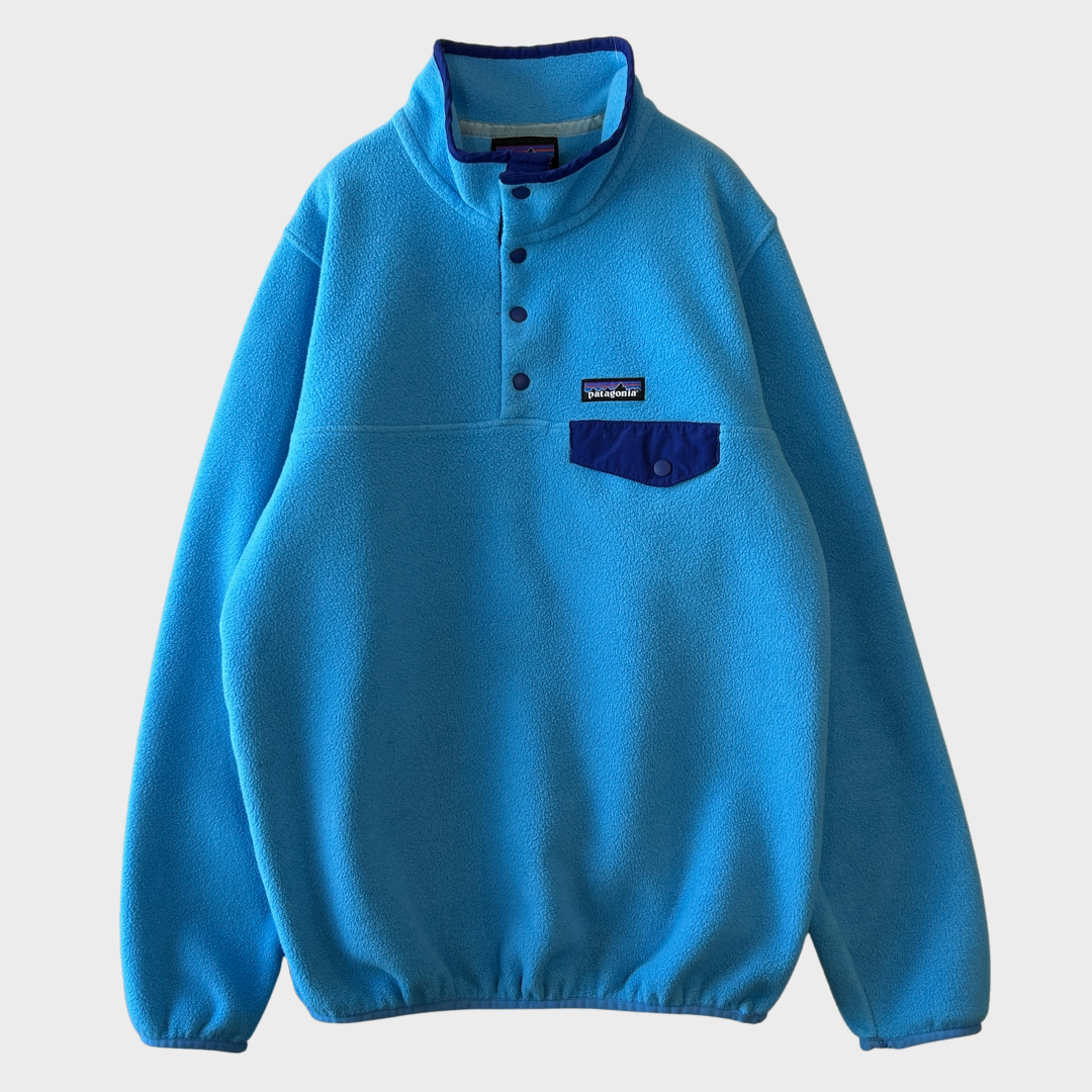 2015 (SP15) Patagonia パタゴニア シンチラ スナップT フリース 水色