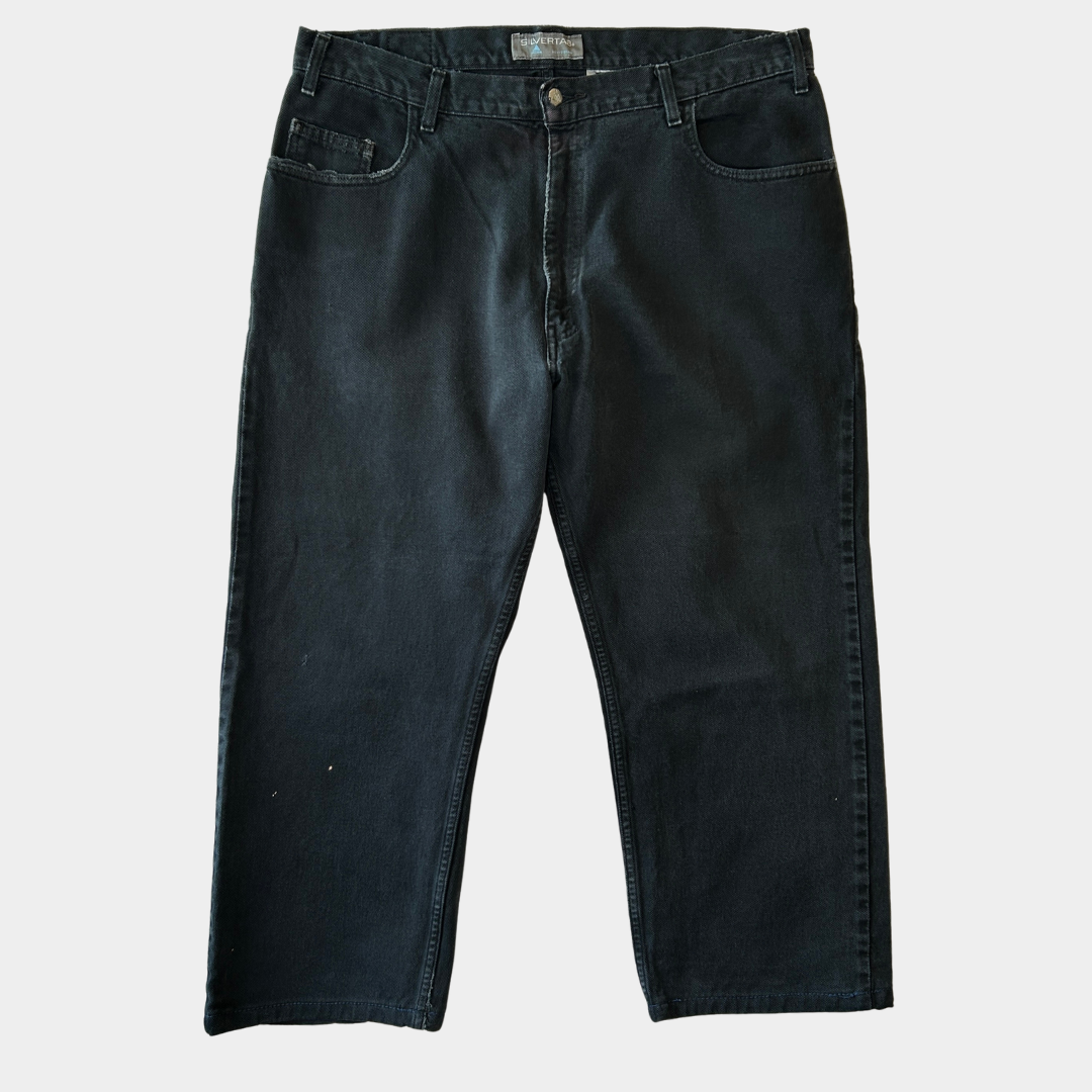 00's Levi's Silver Tab シルバータブ"Loose Fit" デニムパンツ 黒(38×30)/B2605