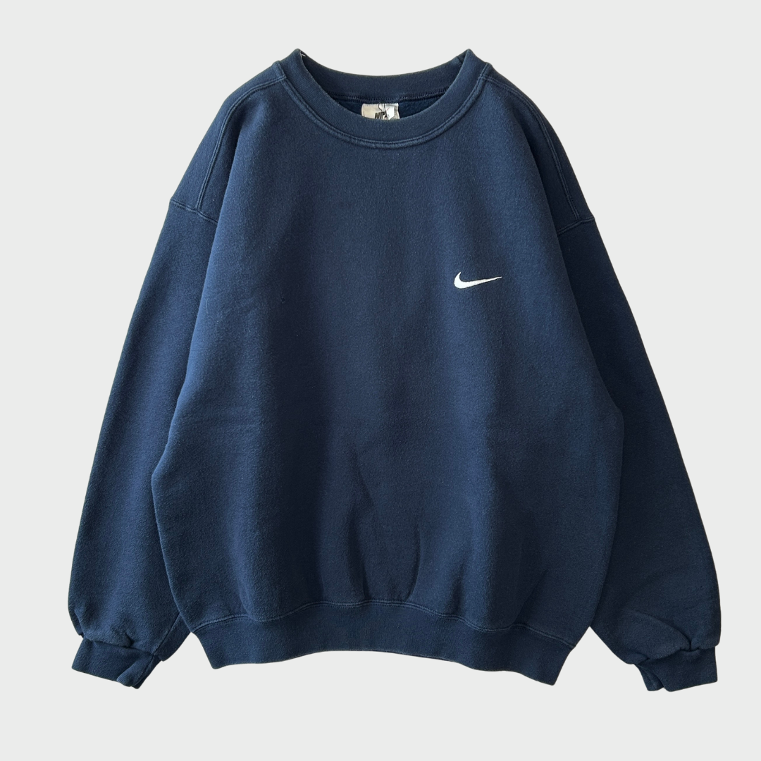 90's NIKE ロゴ スウェット ネイビー M /B0204S-SO – PAGE