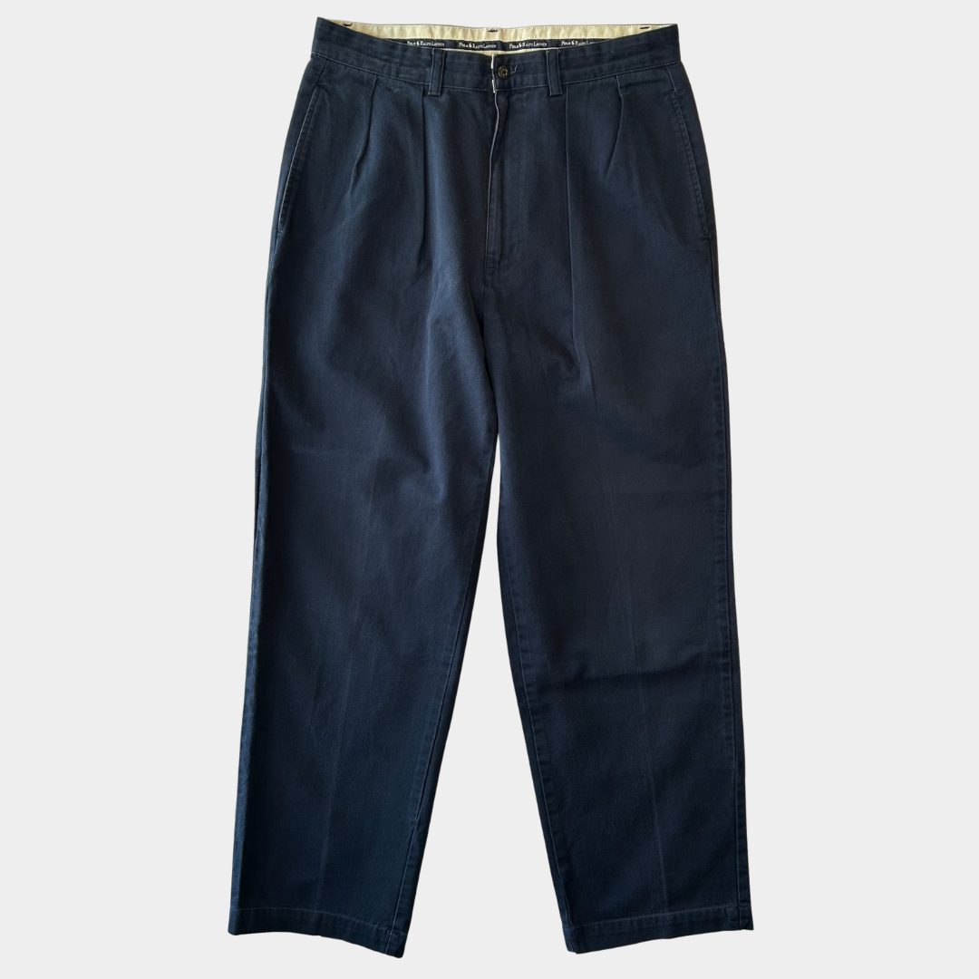Polo Ralph Lauren ラルフローレン ポロチノ 2タックチノパン ネイビー(32×30)/B1329P-SO