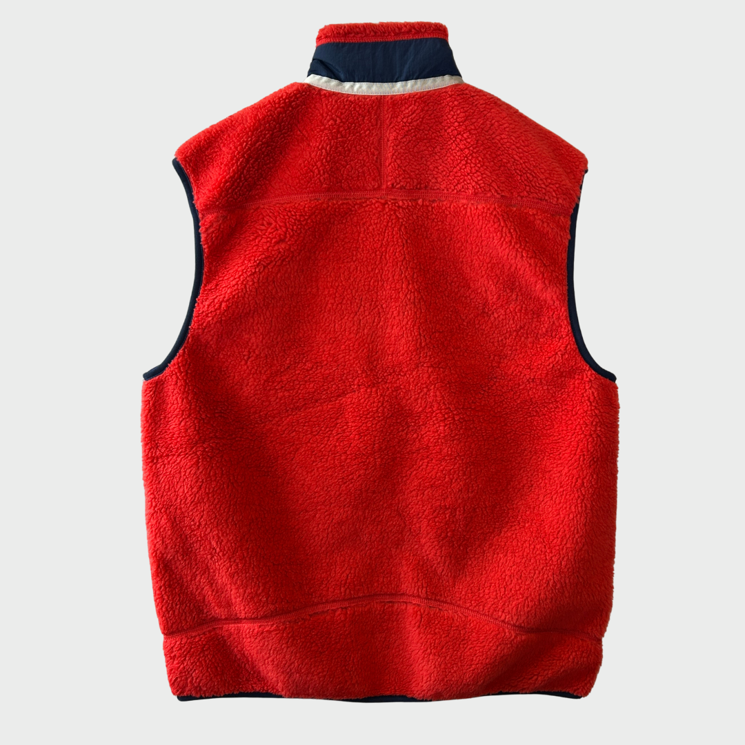 00's Patagonia retro v vest パタゴニア レトロ X ベスト フリース オレンジ (L)/A0162V-SO