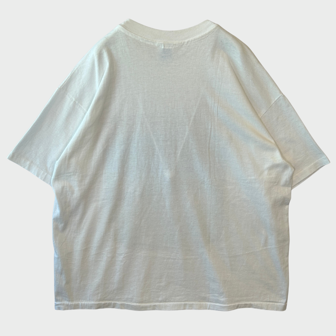 90's Hanes PUERTO RICO CHUPACABRAS カブラス祭り Tシャツ 白 (XL)/B2781T-SO