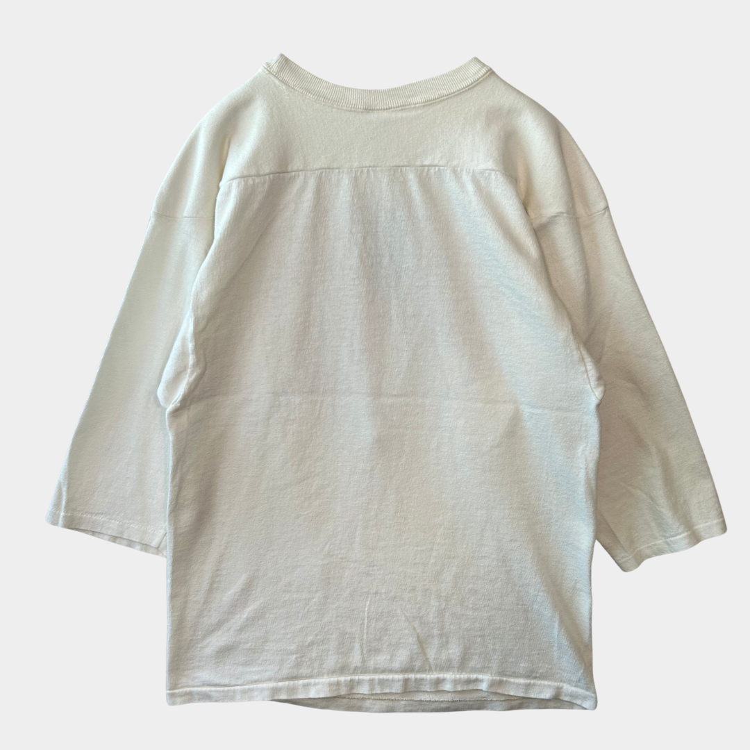 80's Champion チャンピオン U.NEBRASKA フットボールTシャツ ミッキー白(M)/A7074T-SO