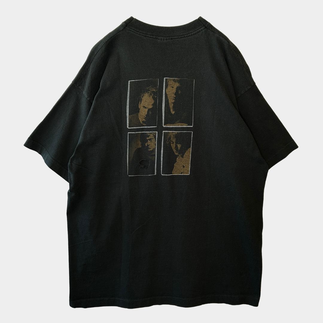 90's R.E.M ”Birds Eye View Of Business Section"バンドTシャツ 黒(XL)/A7507T-SO