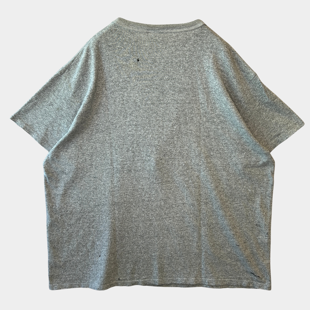 80's L.L.Bean×Champion 88/12 無地Tシャツ ワンツーボディー グレー(XL)/A3956T-SO