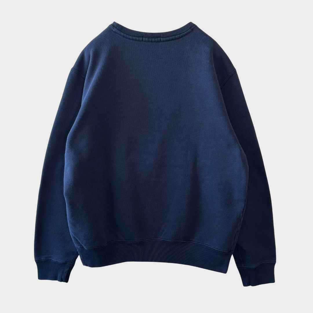 00's POLO RALPH LAUREN ポニー刺繍 スウェット ネイビー M /B3067S-SO