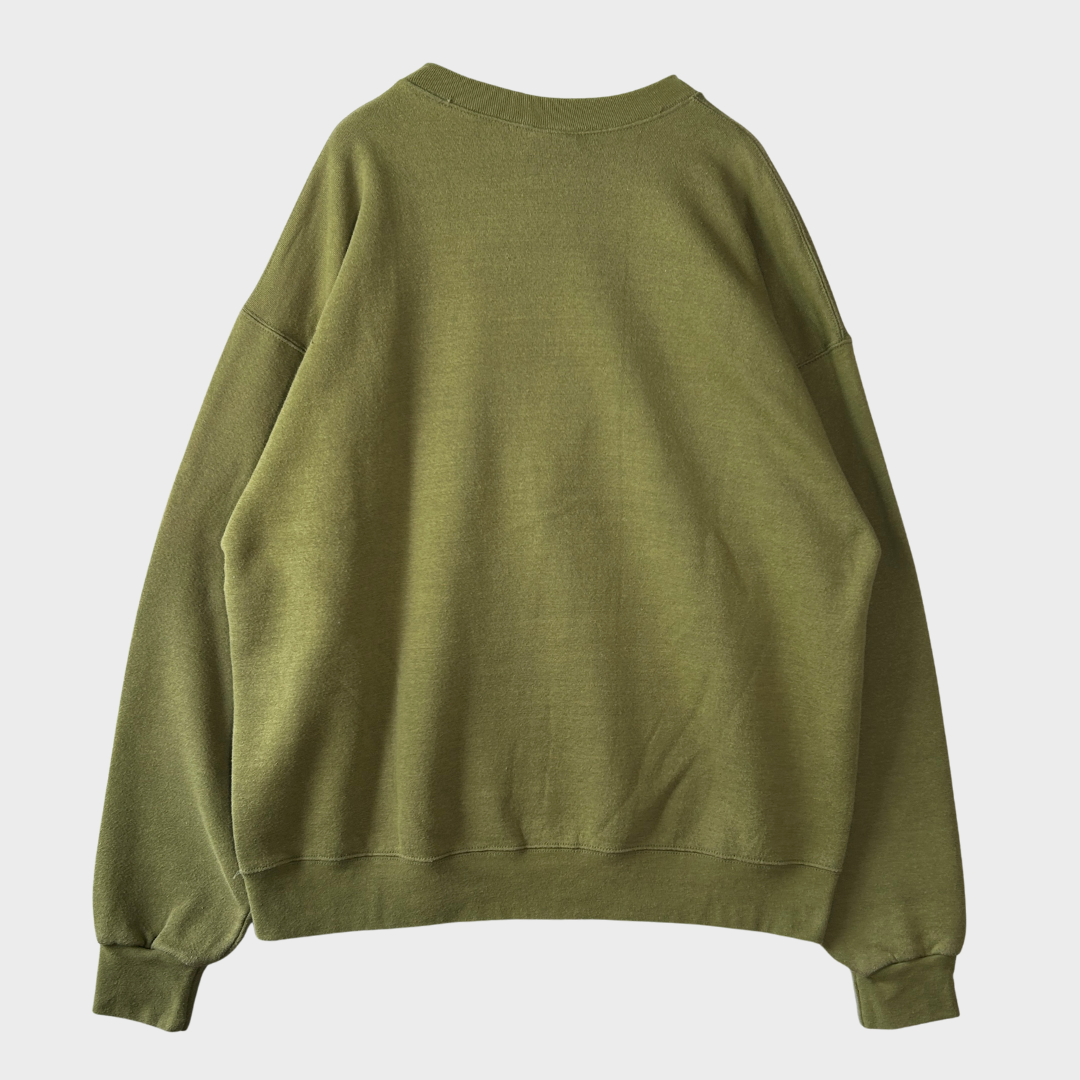 90's Soffe USMC ミリタリースウェット カーキ (L)/A7939S-SO