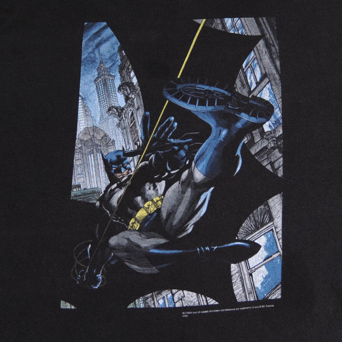 00's DC Comics BATMAN 黒 (XL)/A2764T-SO