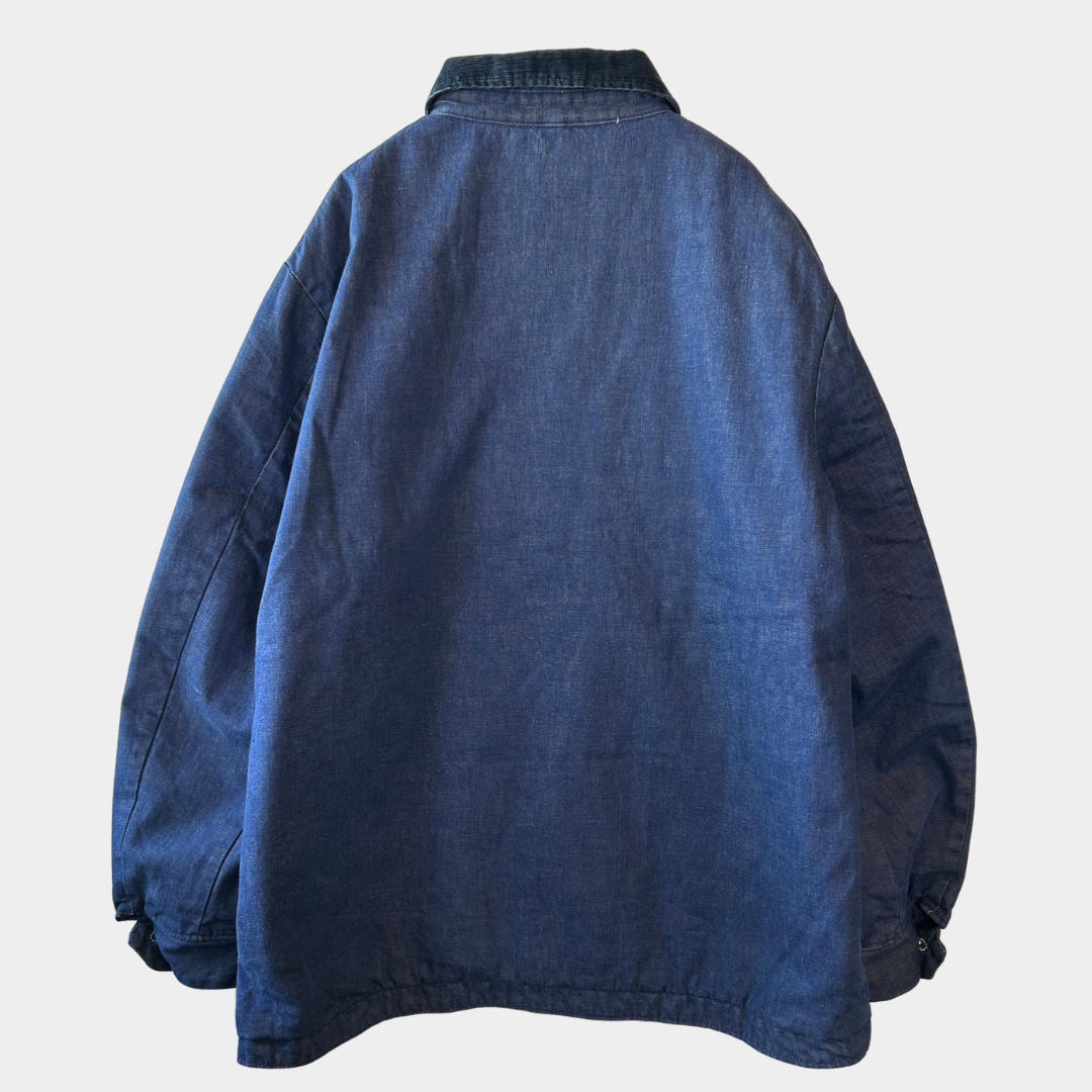 70's BLUE BELL バットダイデニムカバーオール WRANGLER 濃紺(46)/A1797O-SO