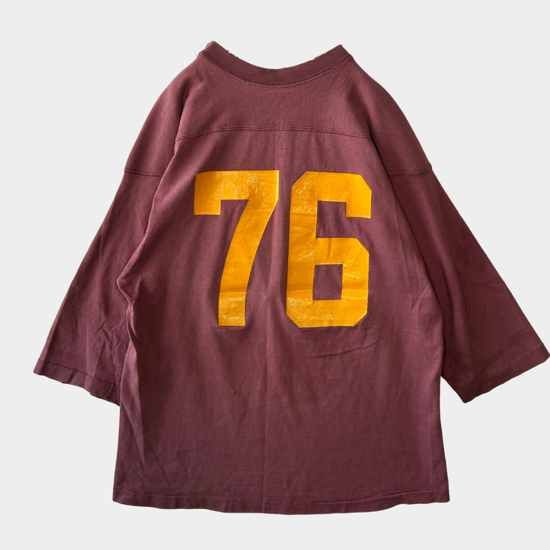 70's Champion フットボールTシャツ MINNESOTA 76(L)/A3984T-SO