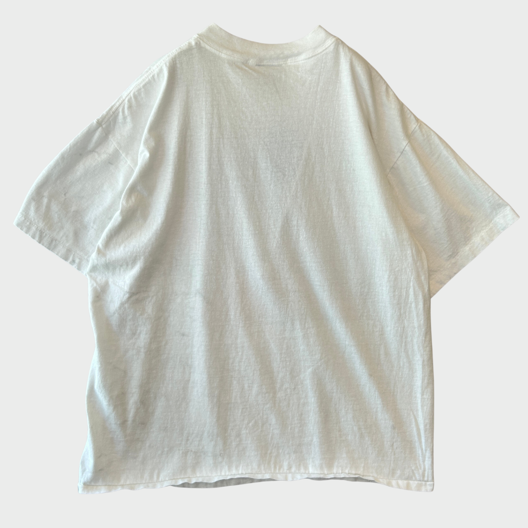 90's ONEITA Being an heir.. Gets me pumped ROMANS 8 : 17 キリスト バスケ メッセージTシャツ 白 (XL)/B2697T-SO