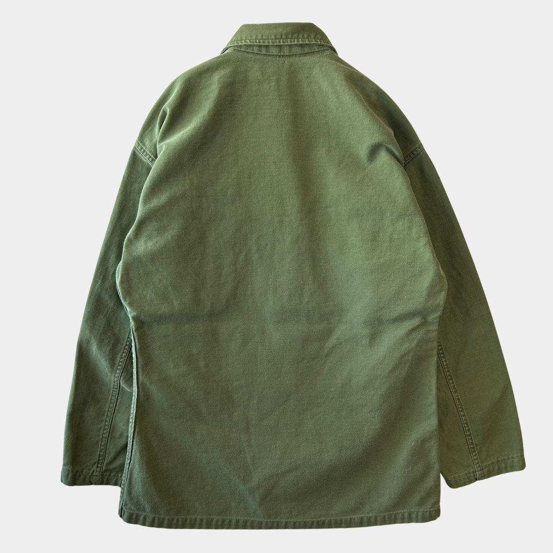 50's U.S.ARMY コットンサテンシャツ 1stモデル OG 107 /A8292SH-SO