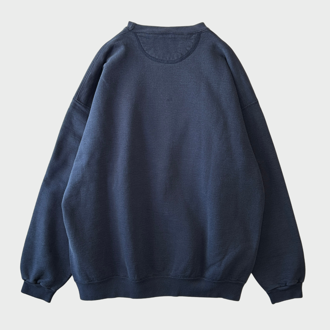 90's Soffe "PIERVIEW" Cafe & Cantina カレッジスウェット 紺 (XL)/A7902S-SO