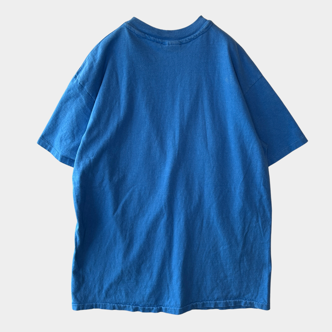 90's Hanes PEPSI ペプシコーラ"Cool Cans"アドバタイジングTシャツ 企業T 青(XL)A7284T-SO
