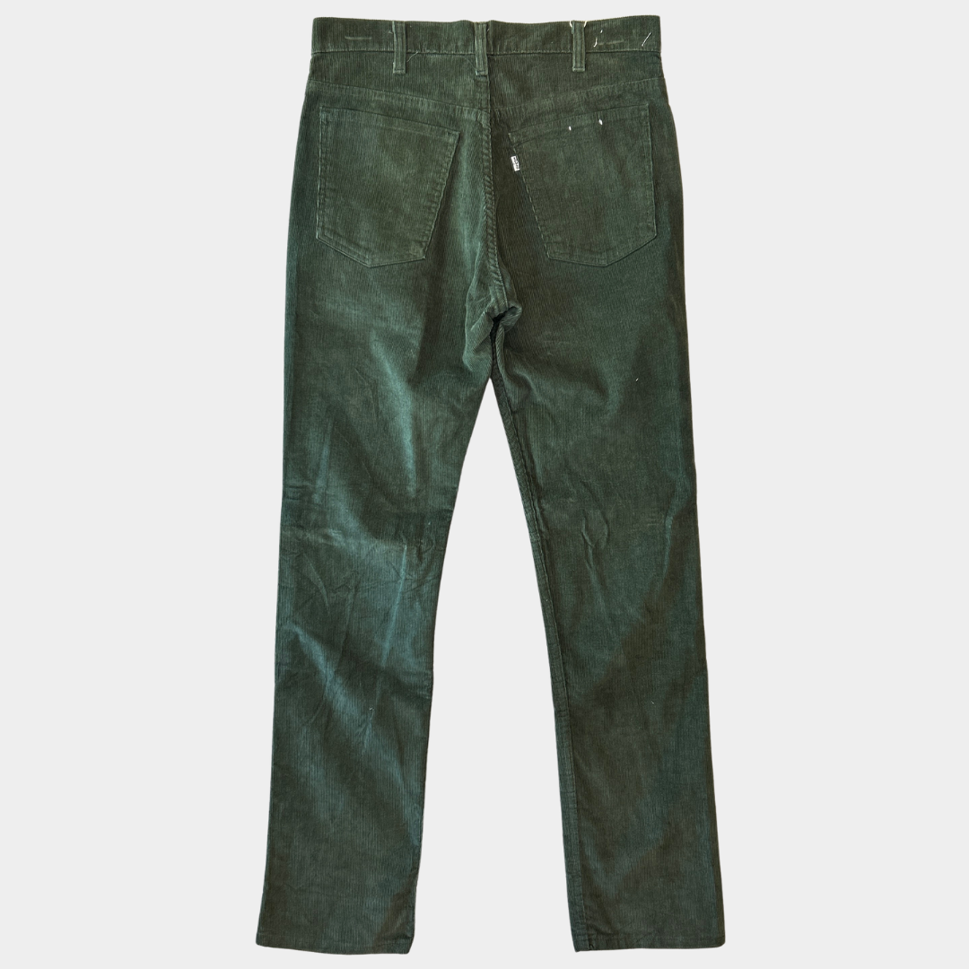 80's Levi's 519-1532 コーデュロイパンツ グリーン(33×34)/A0385P-SO