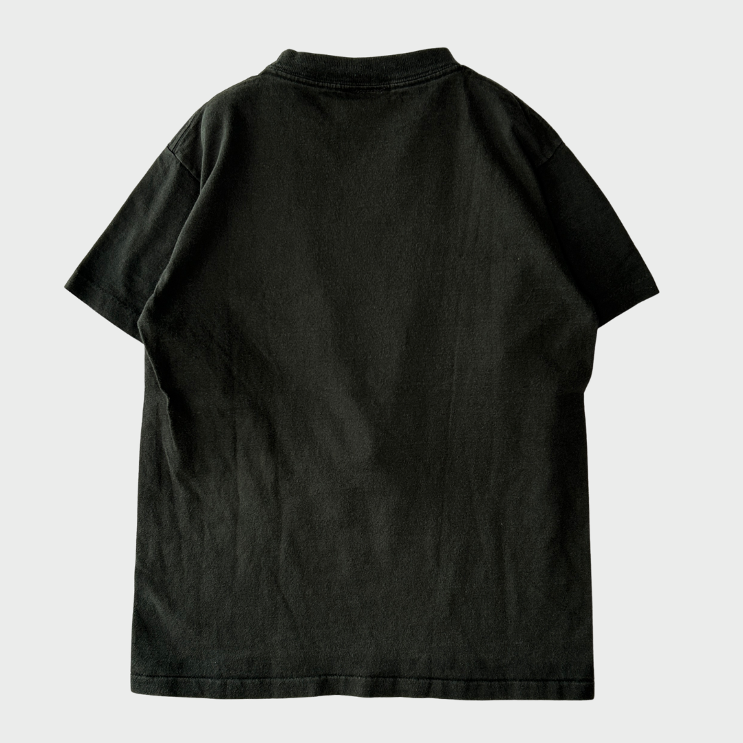 90's Jimmy'z 発泡プリントTシャツ 黒 (サイズ不明)/A7593T-SO