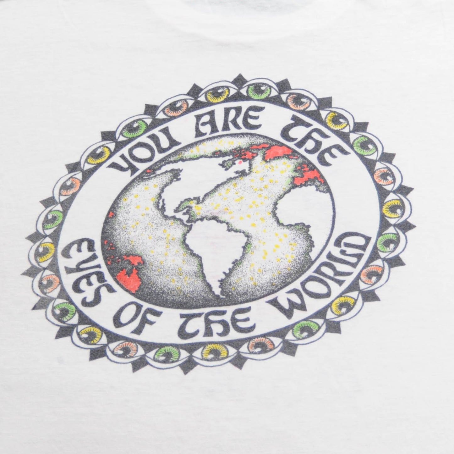 80's EYES OF THE WORLD Tシャツ (XL)/A3580T-S