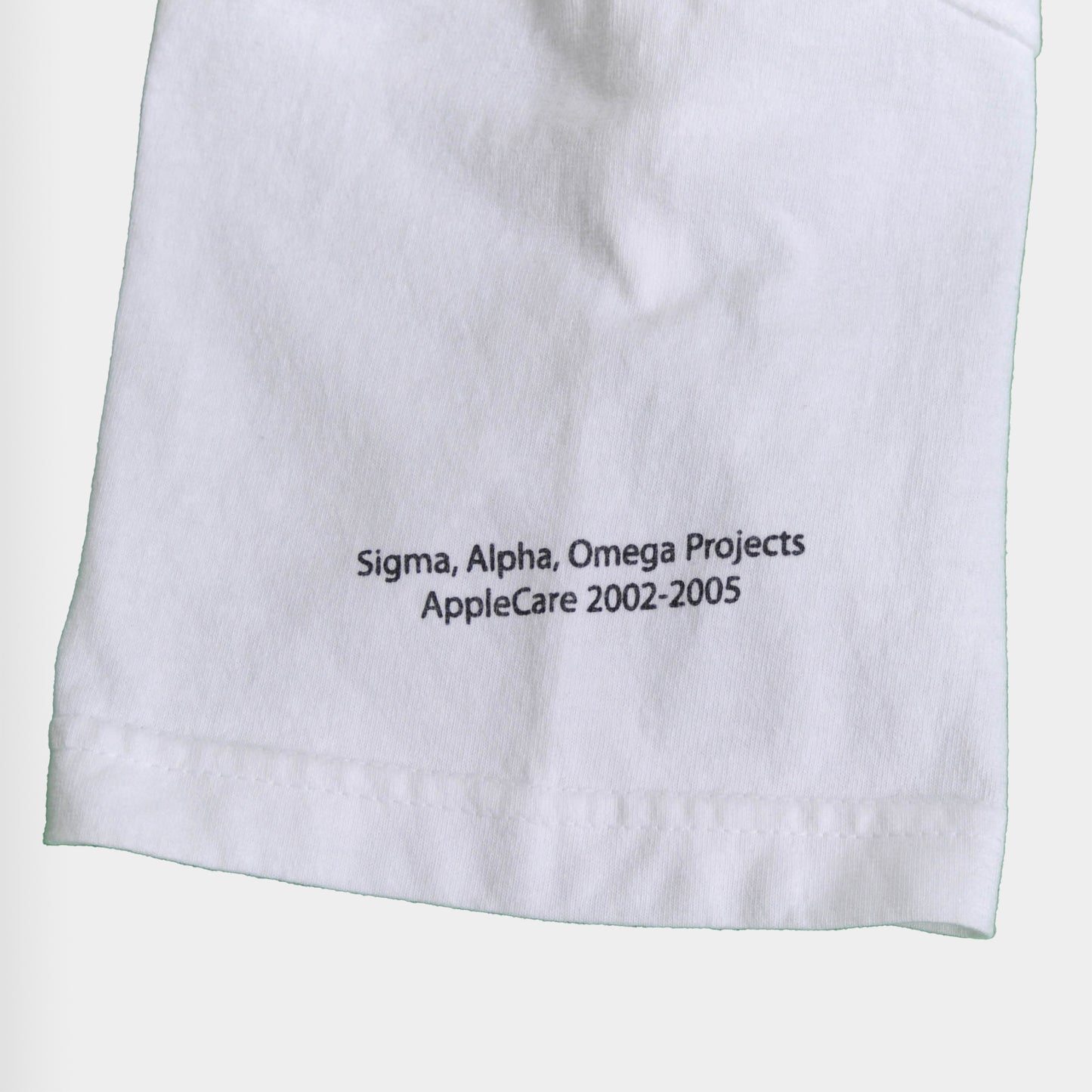 00's Apple Care 企業Tシャツ 白(M)/A4075T-SO