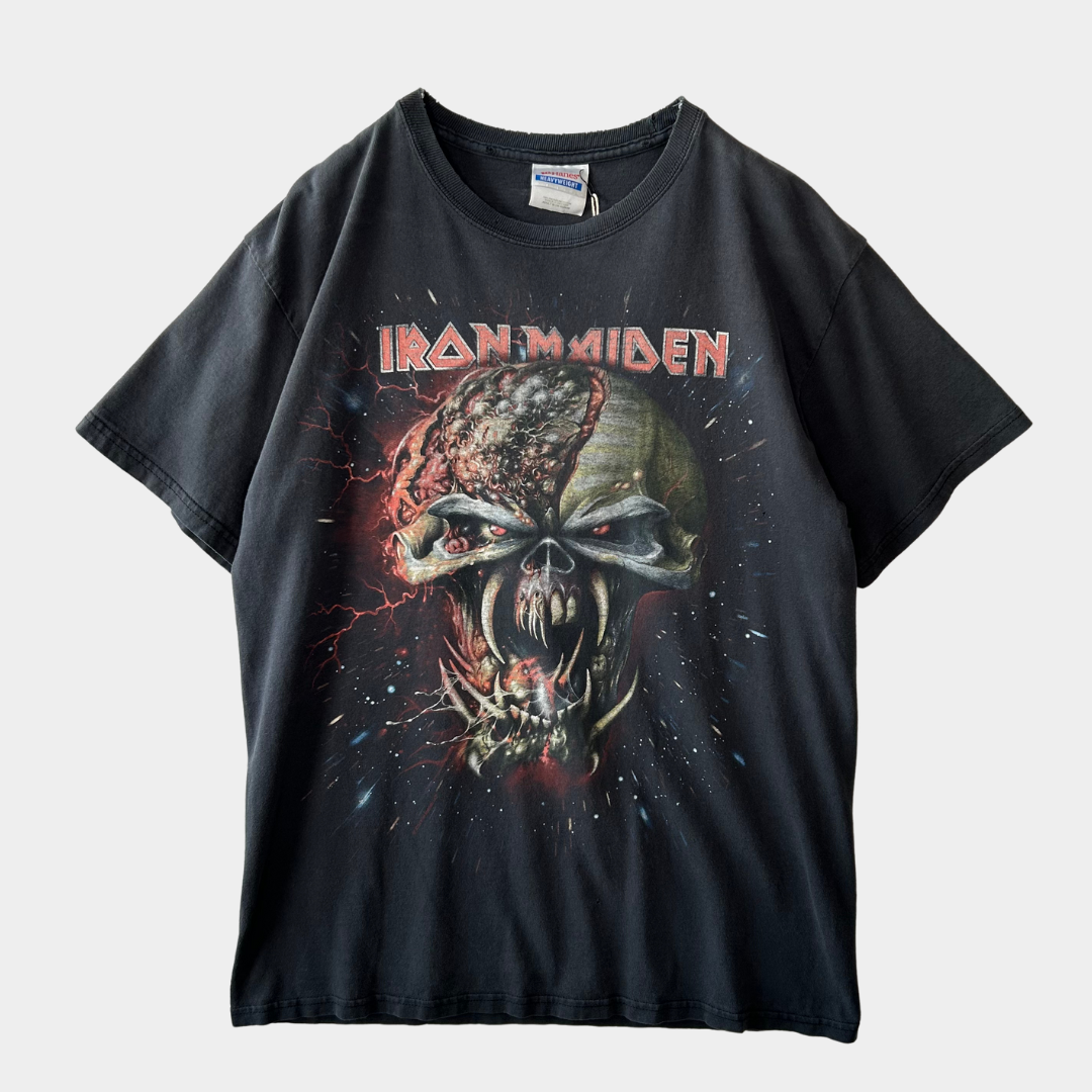 00's IRON MAIDEN アイアンメイデン ツアーTシャツ 黒(M)/A6480T-SO