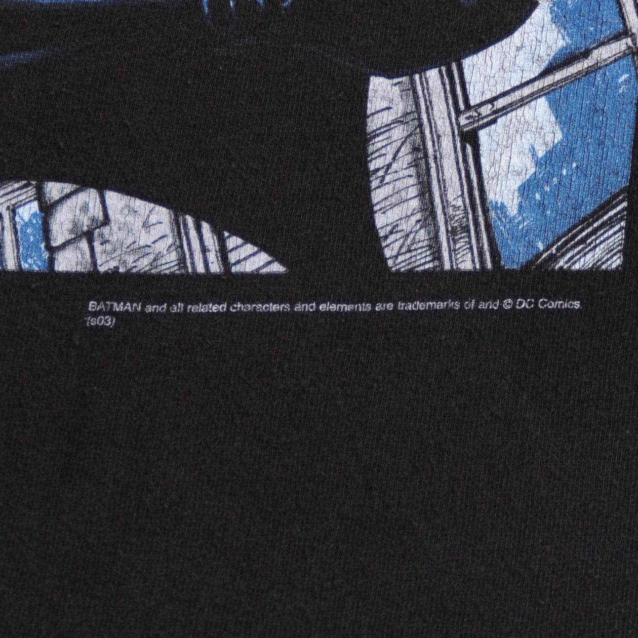 00's DC Comics BATMAN 黒 (XL)/A2764T-SO