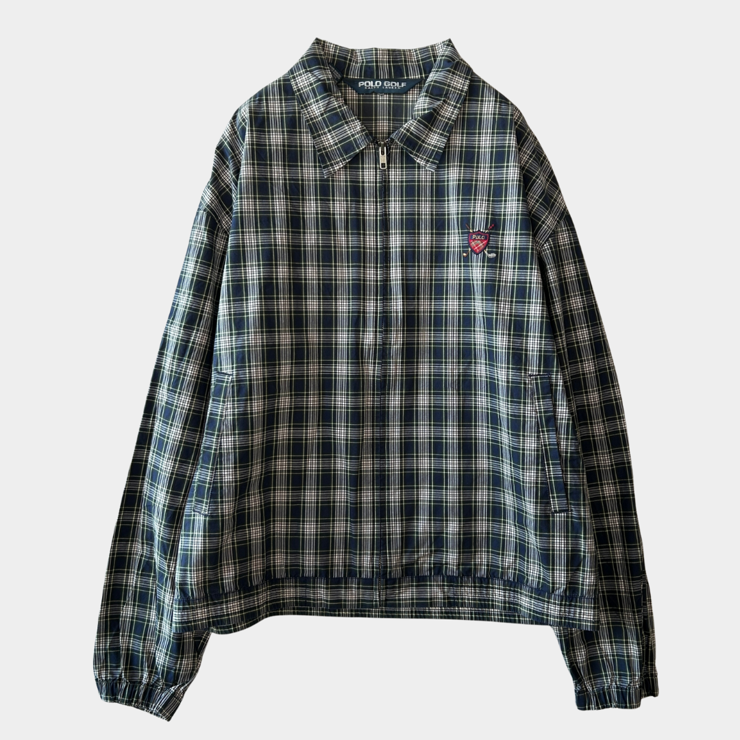 POLO ゴルフバッグ ネイビー・チェック ポロ ゴルフ｜アールエルエックス POLO GOLF｜RLX GOLF （POLO GOLF