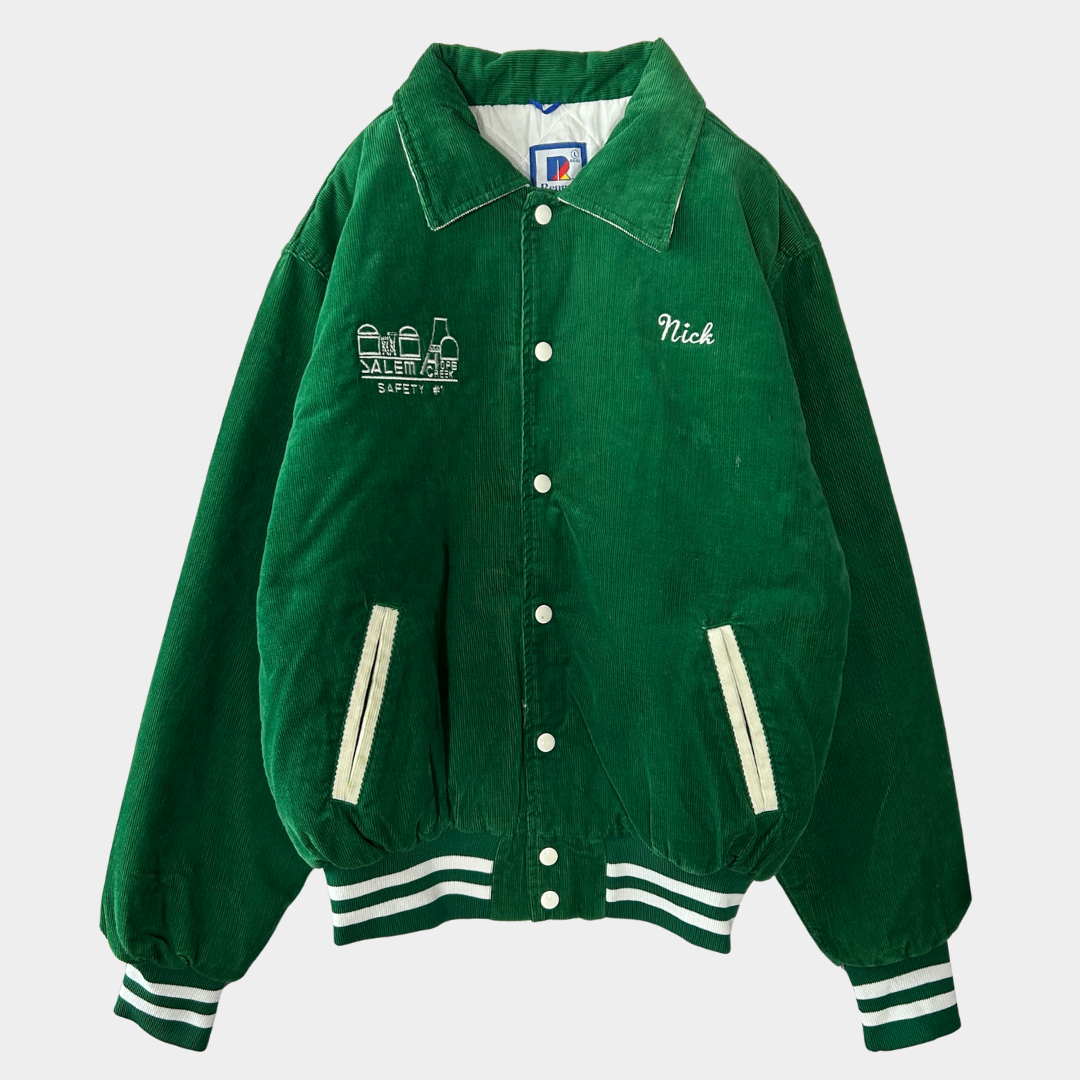 80's ~ Rennoc corduroy jacket コーデュロイ ジャケット 企業系刺繍