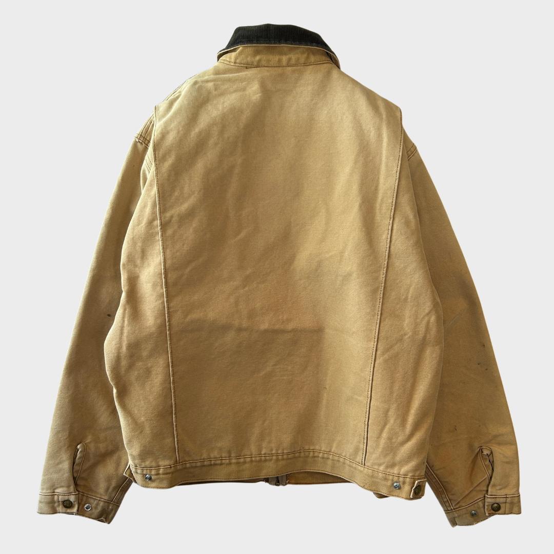 80's Dickies work jacket ダック ワーク ジャケット デトロイトタイプ ベージュ (L)/A8300J-SO