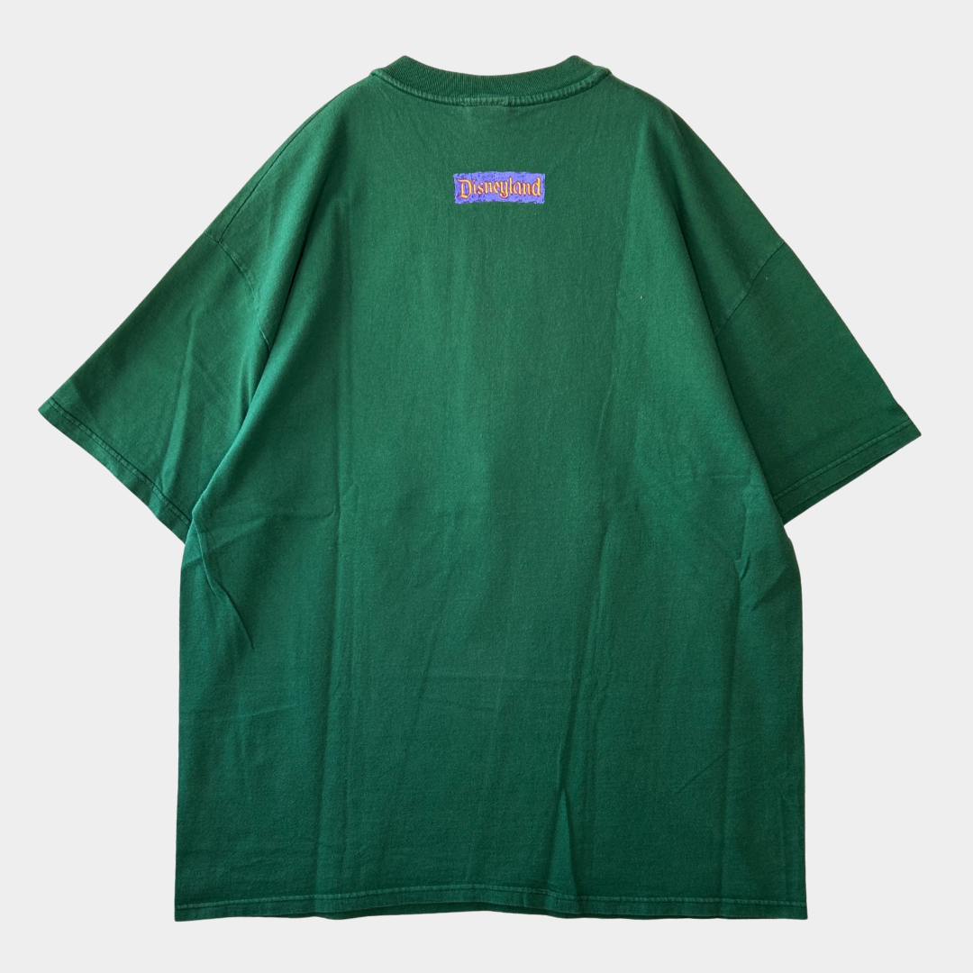 00's DISNEY MICKEY,INC TIGGER ディズニー ティガー Tシャツ グリーン (XL)/A7328T-SO