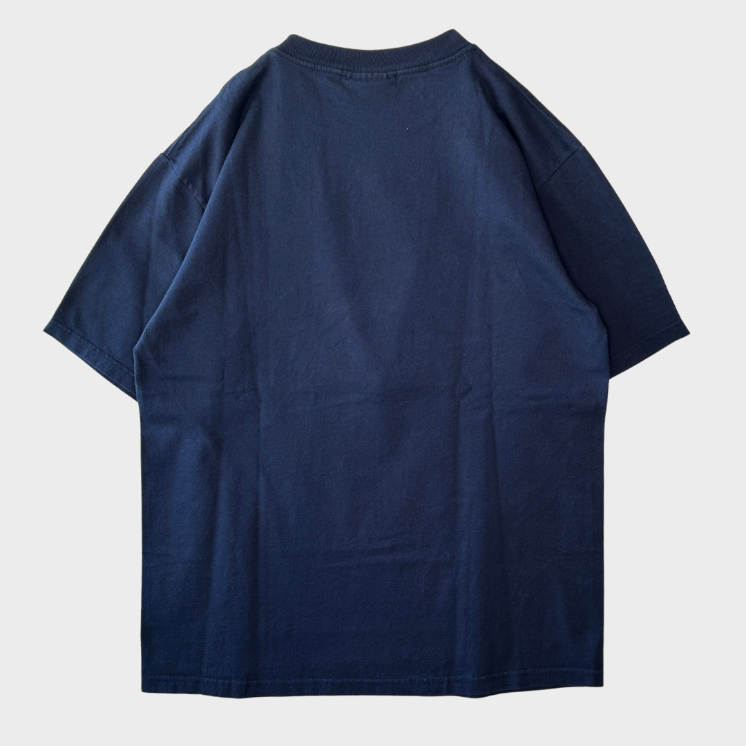 90's Pooh くまのプーさん ディズニーTシャツ 紺 (L)/B2792T-SO
