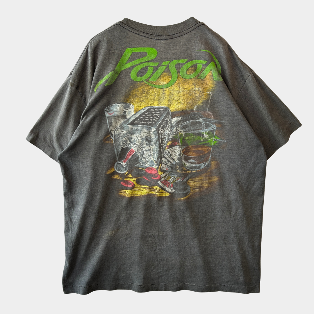 80's POISON ポイズン"Nothin but a good time" プロモTシャツ バンドT 黒(XL)/TA7264T-SO