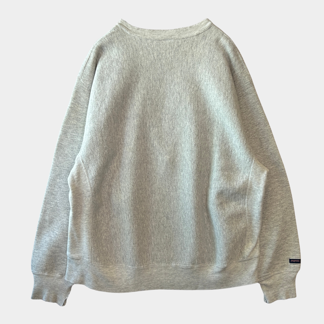 90's JAN SPORT カレッジスウェット リバースタイプ グレー(XL)/A7714S-SO