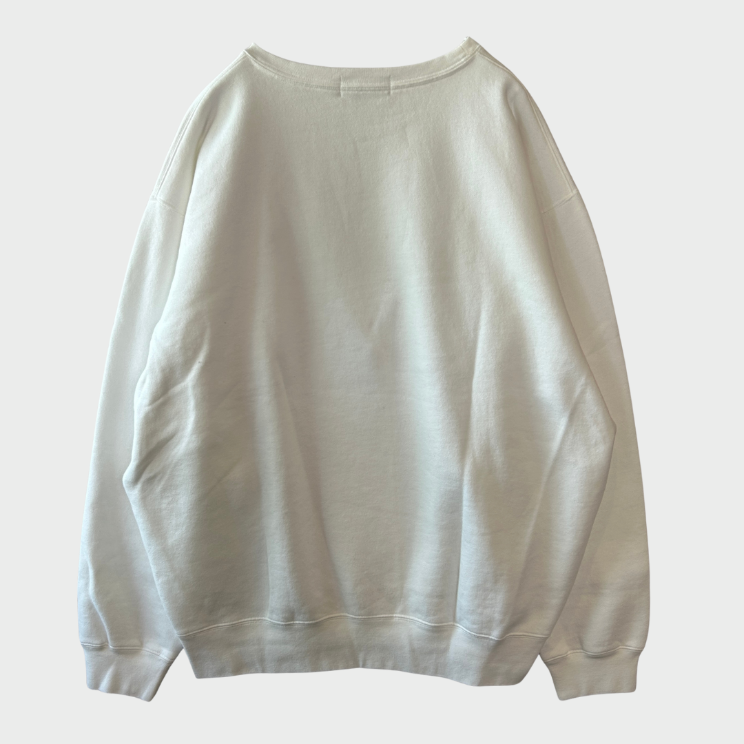 00's Ralph Lauren ラルフローレン 無地スウェット 白 (XL)/B1204S-SO