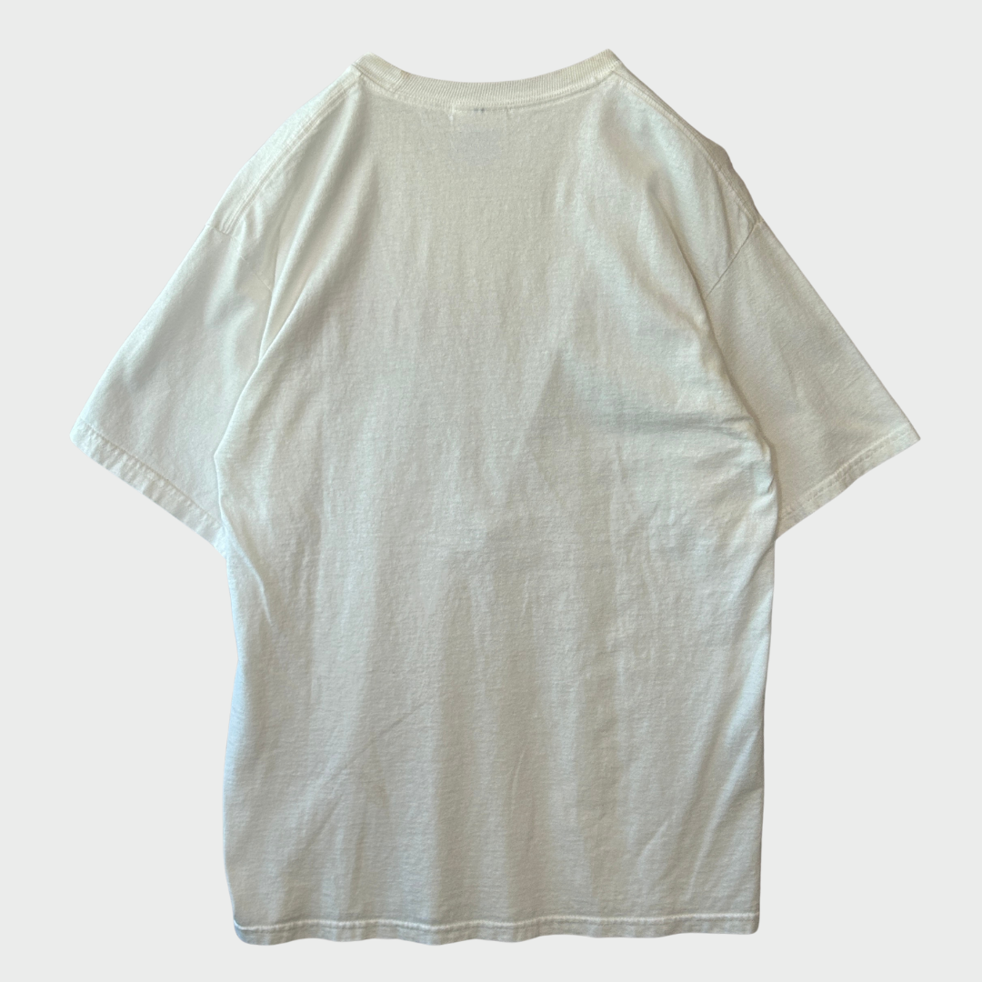 00's Hanes GUNS N' ROSES 文字プリントTシャツ 白 M /A6624T-SO