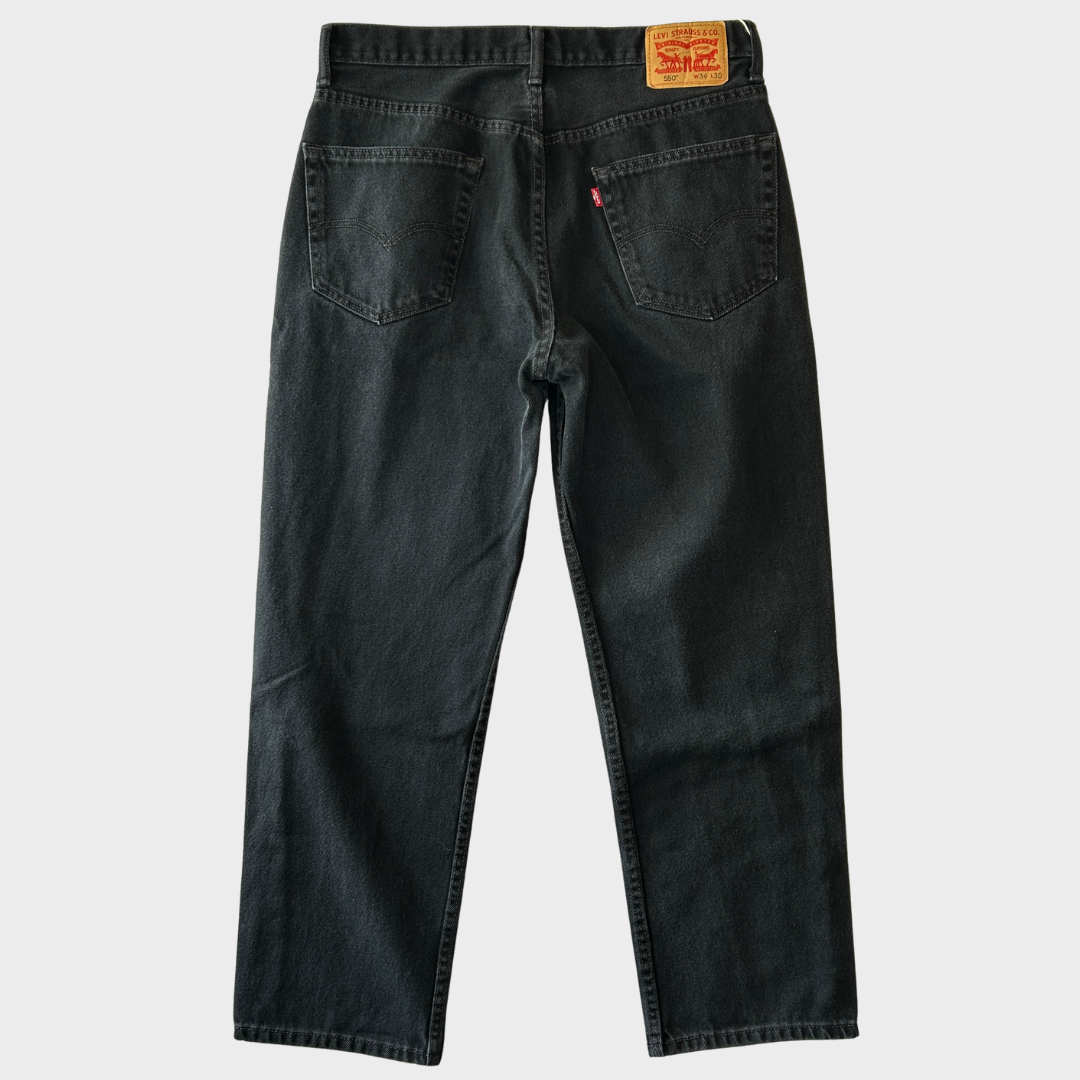 00's Levi's リーバイス 550 ブラックデニム W34/L30 /A8376P-SO