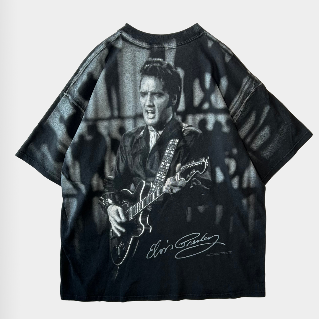 00's Elvis Presley フルグラフィック Tシャツ (XL)/A3804T-SO
