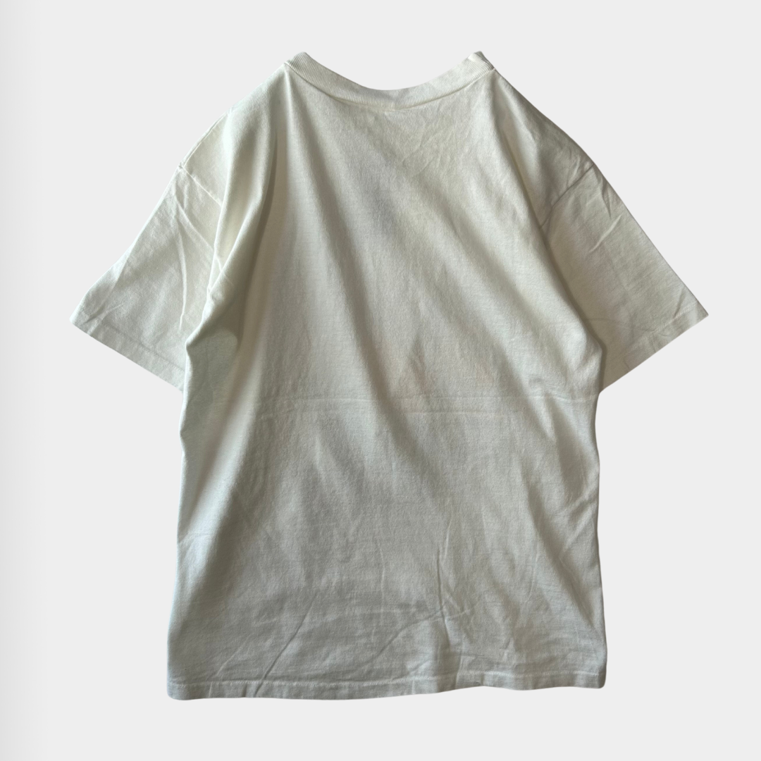 80's Disney MGM STUDIOS グーフィー Tシャツ ホワイト (M)/A3889T-SO