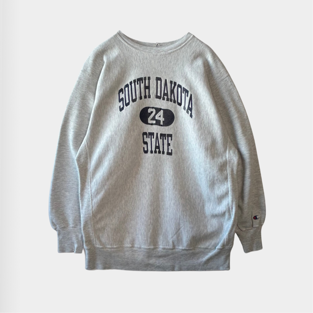 90's Champion Reverse Weave リバースウィーブ SOUTH DAKOTA STATEグレー(XXXL)/A5436R-SO