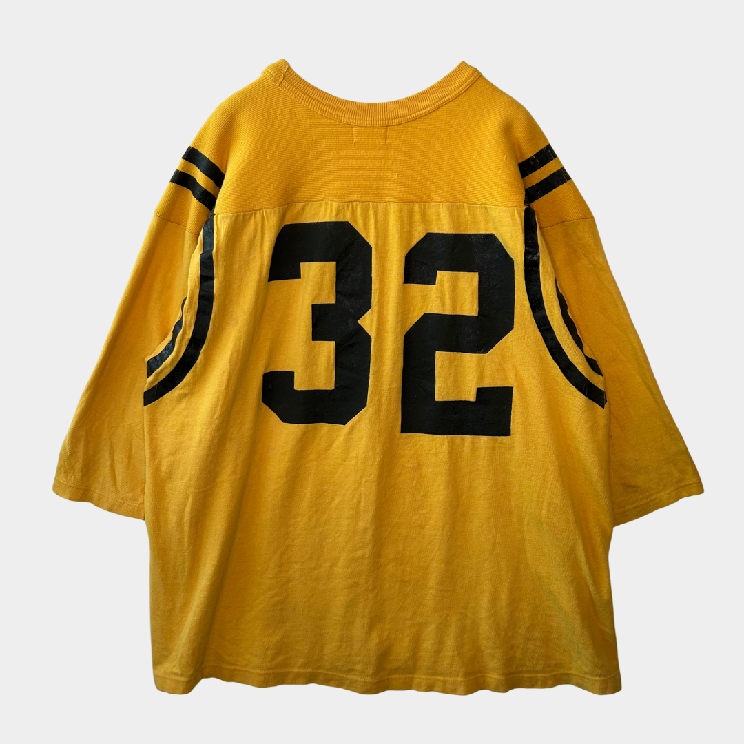 60's Wilson フットボールTシャツ ナンバリング 黄色/A4052T-SO